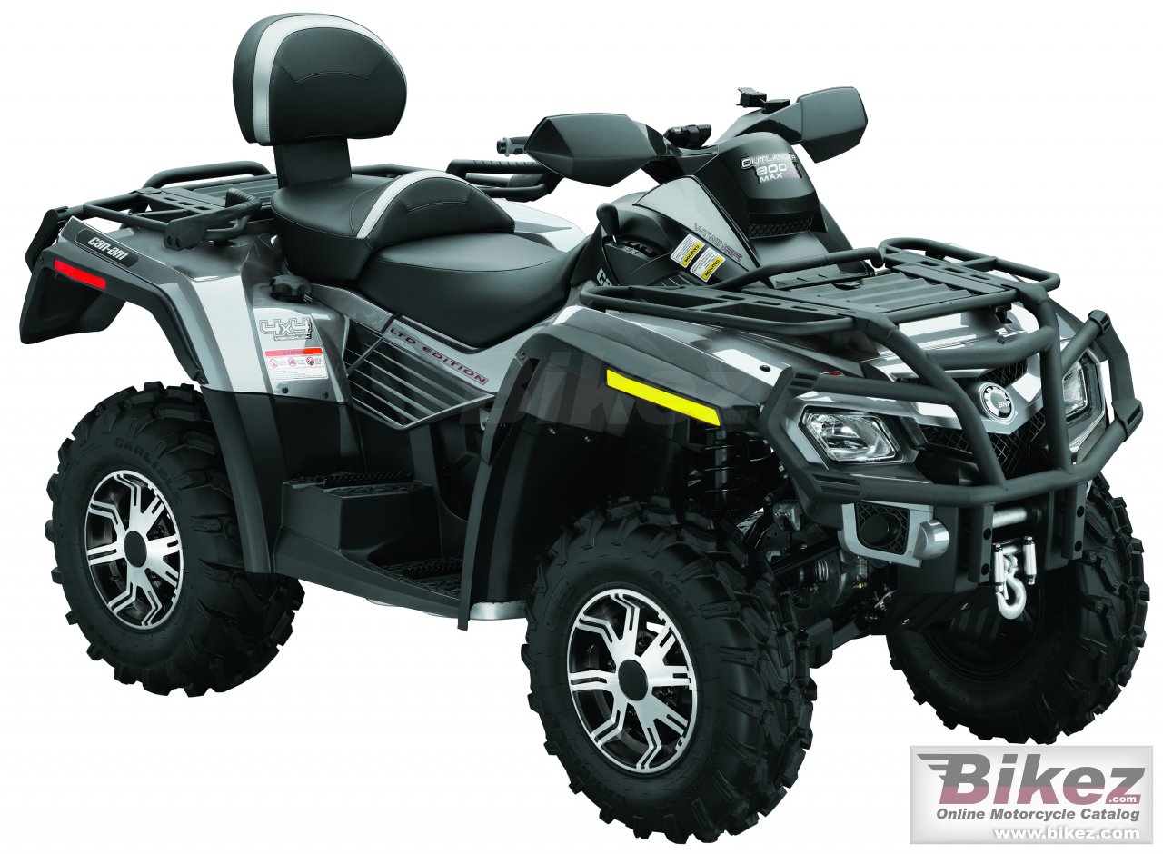 Big Can-Am outlander max 800 efi ltd picture and wallpaper from Bikez.com